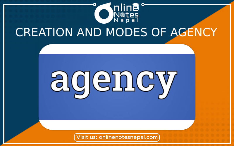 Creation and Modes of Agency